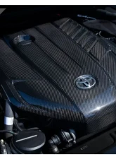 AutoTecknic Carbon Fiber Engine Cover Toyota A90 Supra                                     - TO-0407 - Image 5