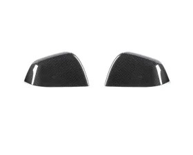 AutoTecknic Dry Carbon Fiber Mirror Covers Tesla Model Y