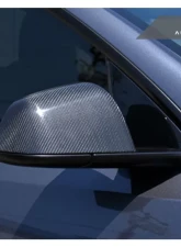 AutoTecknic Dry Carbon Fiber Mirror Covers Tesla Model Y                                     - TS-0004 - Image 2