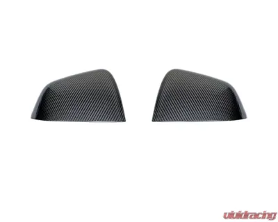 AutoTecknic Dry Carbon Fiber Mirror Covers Tesla Model Y - TS-0004