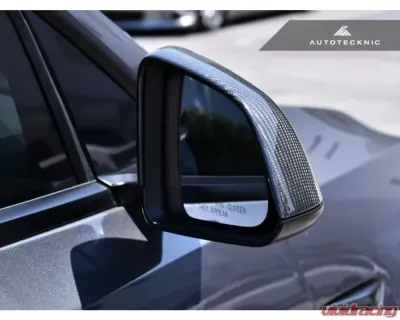 AutoTecknic Dry Carbon Fiber Mirror Covers Tesla Model Y - TS-0004