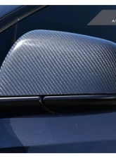 AutoTecknic Dry Carbon Fiber Mirror Covers Tesla Model Y                                     - TS-0004 - Image 6