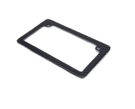 AutoTecknic Dry Carbon Fiber Motorcycle License Plate Frame