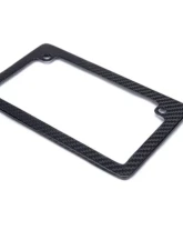 AutoTecknic Dry Carbon Fiber Motorcycle License Plate Frame                                     - UN-0007-MC - Image 7