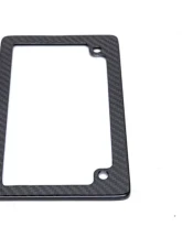 AutoTecknic Dry Carbon Fiber Motorcycle License Plate Frame                                     - UN-0007-MC - Image 6