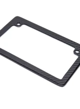 AutoTecknic Dry Carbon Fiber Motorcycle License Plate Frame                                     - UN-0007-MC - Image 7