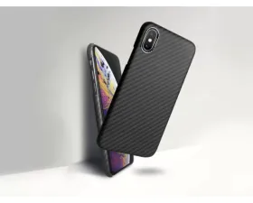 AutoTecknic Dry Carbon Cover iPhone XS Matte Finish