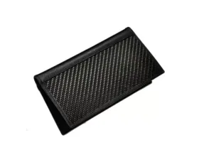 AutoTecknic Carbon Fiber Leather Checkbook Holder