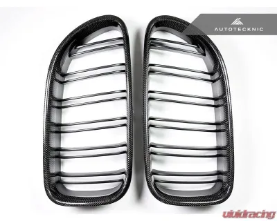 Auto Tecknic Dual-Slats Carbon Fiber Front Grille Set for BMW F06 6-Series | M6 Gran Coupe 2006-2019 - ATK-BM-0612-CF-3
