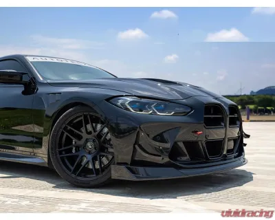 AutoTecknic Dry Carbon Motorsports Front Aero Lip BMW G80 M3 | G82/ G83 M4 2021+ - ATK-BM-0709-DCG
