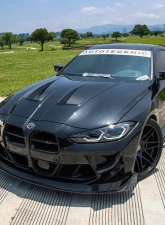 AutoTecknic Dry Carbon Motorsports Front Aero Lip BMW G80 M3 | G82/ G83 M4 2021+                                     - ATK-BM-0709-DCG - Image 8