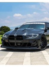 AutoTecknic Dry Carbon Motorsports Front Aero Lip BMW G80 M3 | G82/ G83 M4 2021+                                     - ATK-BM-0709-DCG - Image 9