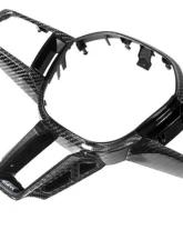 AutoTecknic Carbon Fiber Steering Wheel Trim BMW G90 | G99 M5 2024+                                     - ATK-BM-0851 - Image 3
