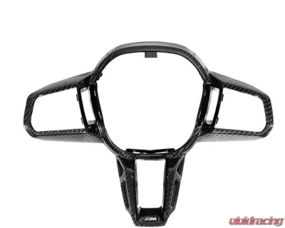 AutoTecknic Carbon Fiber Steering Wheel Trim BMW G90 | G99 M5 2024+ - ATK-BM-0851