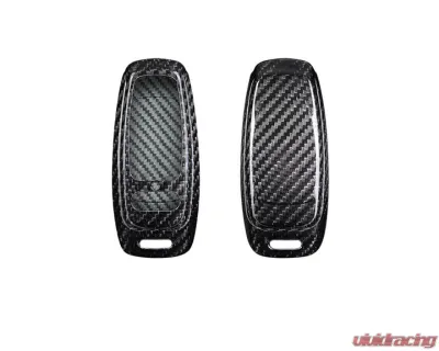 Auto Tecknic Dry Carbon Remote Key Case Black for Audi A3 S3 RS3 8Y 2020-2025 - ATK-AU-0007-BC