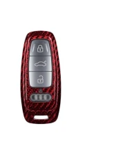 Auto Tecknic Dry Carbon Remote Key Case Red for Audi A3 S3 RS3 8Y 2020-2025                                     - ATK-AU-0007-RC - Image 4