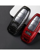 Auto Tecknic Dry Carbon Remote Key Case Red for Audi A3 S3 RS3 8Y 2020-2025                                     - ATK-AU-0007-RC - Image 4