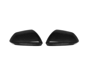 Auto Tecknic Dry Carbon Fiber Mirror Cap Set for Audi Q8 SQ8 RSQ8 2019-2023