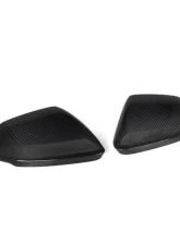 Auto Tecknic Dry Carbon Fiber Mirror Cap Set for Audi Q8 SQ8 RSQ8 2019-2023                                     - ATK-AU-0009 - Image 2