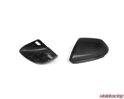 Auto Tecknic Dry Carbon Fiber Mirror Cap Set for Audi Q8 SQ8 RSQ8 2019-2023 - ATK-AU-0009