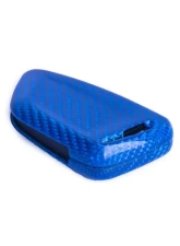 Auto Tecknic Dry Carbon Remote Key Case Blue for BMW F85 X5M F86 X6M F15 F16 2014-2019                                     - ATK-BM-0002-BC - Image 2