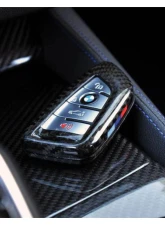 Auto Tecknic Dry Carbon Remote Key Case Black for BMW F85 X5M | F86 X6M | F15 X5 | F16 X6 2014-2019                                     - ATK-BM-0002-CF - Image 2