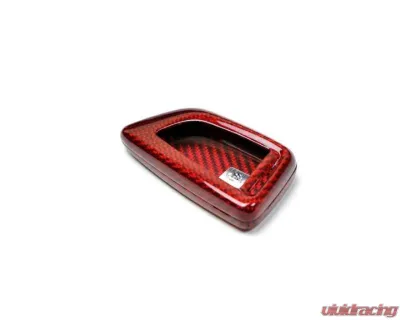 Auto Tecknic Dry Carbon Remote Key Case Red for BMW F85 X5M F86 X6M F15 F16 2014-2019 - ATK-BM-0002-RC