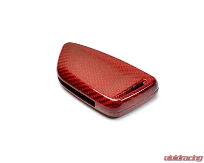 Auto Tecknic Dry Carbon Remote Key Case Red for BMW F85 X5M F86 X6M F15 F16 2014-2019 - ATK-BM-0002-RC