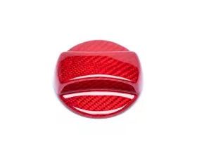 Auto Tecknic Dry Carbon Competition Fuel Cap Cover Gloss Red for BMW G05 X5 G06 X6 G07 X7 2008-2025