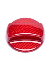 Auto Tecknic Dry Carbon Competition Fuel Cap Cover Gloss Red for BMW G05 X5 G06 X6 G07 X7 2008-2025                                     - ATK-BM-0006-RC - Image 4