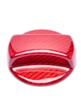 Auto Tecknic Dry Carbon Competition Fuel Cap Cover Gloss Red for BMW G05 X5 G06 X6 G07 X7 2008-2025                                     - ATK-BM-0006-RC - Image 2