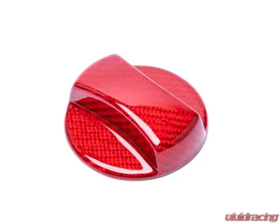 Auto Tecknic Dry Carbon Competition Fuel Cap Cover Gloss Red for BMW G05 X5 G06 X6 G07 X7 2008-2025 - ATK-BM-0006-RC
