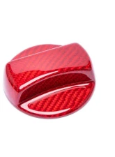 Auto Tecknic Dry Carbon Competition Fuel Cap Cover Gloss Red for BMW G05 X5 G06 X6 G07 X7 2008-2025                                     - ATK-BM-0006-RC - Image 4