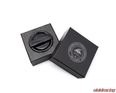 Auto Tecknic Dry Carbon Oil Cap Cover Black for BMW F30 3-Series 2012-2018 - ATK-BM-0007-F30-BC