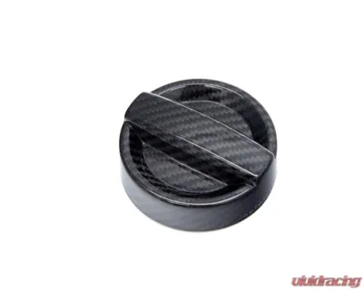 Auto Tecknic Dry Carbon Competition Oil Cap Cover Satin for BMW M8 F91 F92 F93 2020-2025 - ATK-BM-0007-F9X-SC