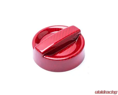Auto Tecknic Dry Carbon Oil Cap Cover Red for BMW M8 F91 F92 F93 2020-2025 - ATK-BM-0007-F9X-RC