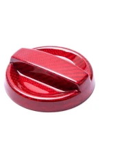 Auto Tecknic Dry Carbon Oil Cap Cover Red for BMW M8 F91 F92 F93 2020-2025                                     - ATK-BM-0007-F9X-RC - Image 3