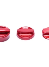 Auto Tecknic Dry Carbon Competition Oil Cap Cover Red for BMW F39 X2 2018-2023                                     - ATK-BM-0007-F39-RC - Image 4