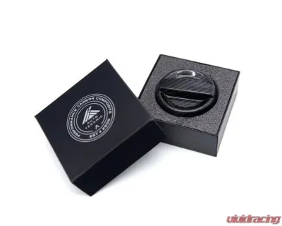 Auto Tecknic Dry Carbon Oil Cap Cover Black for 2020+ Toyota A90 Supra - ATK-BM-0008-A90-BC