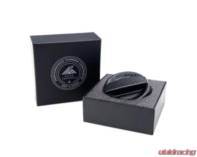 Auto Tecknic Dry Carbon Oil Cap Cover Black for 2020+ Toyota A90 Supra - ATK-BM-0008-A90-BC