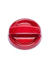 Auto Tecknic Dry Carbon Competition Oil Cap Cover Red for 2020+ Toyota A90 Supra                                     - ATK-BM-0008-A90-RC - Image 5