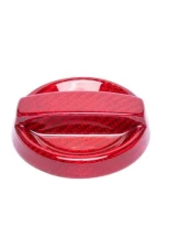 Auto Tecknic Dry Carbon Competition Oil Cap Cover Red for 2020+ Toyota A90 Supra                                     - ATK-BM-0008-A90-RC - Image 6