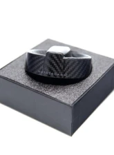 Auto Tecknic Dry Carbon Competition Oil Cap Cover Black for BMW G80 M3 2020-2025                                     - ATK-BM-0008-G8X-BC - Image 2