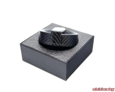 Auto Tecknic Dry Carbon Competition Oil Cap Cover Black for BMW G80 M3 2020-2025 - ATK-BM-0008-G8X-BC