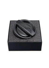 Auto Tecknic Dry Carbon Competition Oil Cap Cover Black for BMW G80 M3 2020-2025                                     - ATK-BM-0008-G8X-BC - Image 3