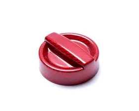 Auto Tecknic Dry Carbon Oil Cap Cover Red for BMW G80 M3 2020-2025 ATK-BM-0008-G8X-RC