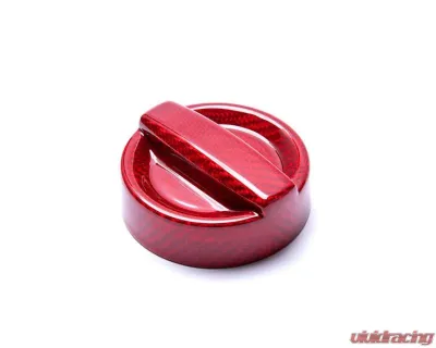 Auto Tecknic Dry Carbon Oil Cap Cover Red for BMW G80 M3 2020-2025 ATK-BM-0008-G8X-RC - ATK-BM-0008-G8X-RC