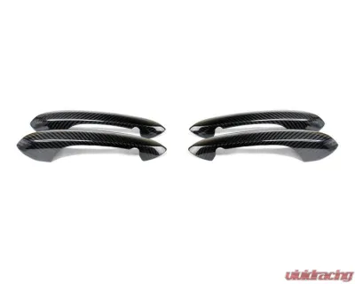 Auto Tecknic Dry Carbon Door Handle Trim Set Gloss for BMW G82 M4 Coupe, G83 M4 Convertible 2021-2025 - ATK-BM-0009-2D