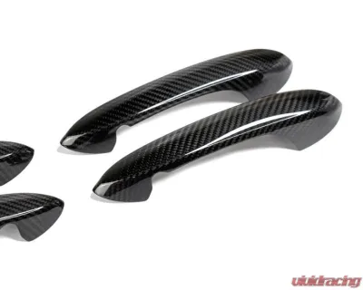 Auto Tecknic Dry Carbon Door Handle Trim Set Gloss for BMW G82 M4 Coupe, G83 M4 Convertible 2021-2025 - ATK-BM-0009-2D