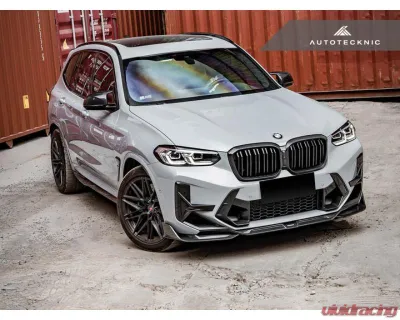 Auto Tecknic Dry Carbon Front Bumper Trim Set for BMW F97 X3M LCI 2019-2025 - ATK-BM-0033-DCG